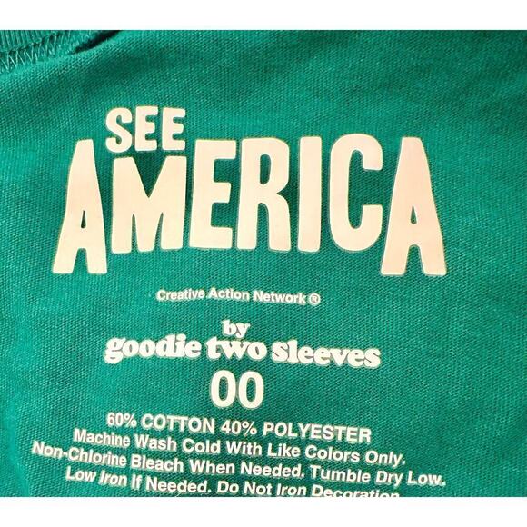 NWT Torrid Green Grand Canyon Graphic T-Shirt, Size 00 or 10 or M/L - Picture 6 of 7